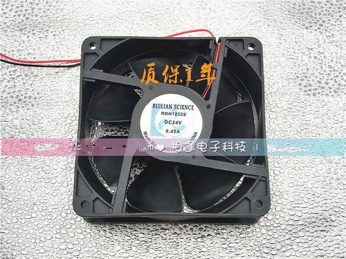 1 pcs RUILIAN SCIENCE Fan RDH1232S DC24V 12032 12CM 2 Wire cooling fan