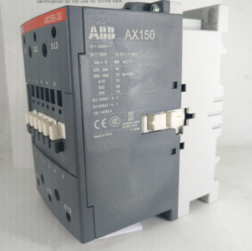 ABB AX150-30-11-81 Contactor AC 24V AX1503011 AX150-30-11