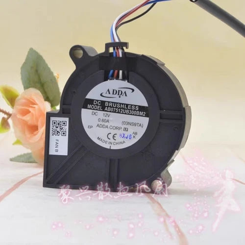 1PC   4-Wire Turbo Blower Fan  AB07512UB300BM2 DC12V 0.6A 7.7CM