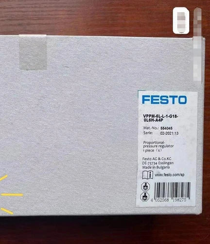 One Festo VPPM-6L-L-1-G18-0L6H-A4P 554045 Proportional Valve