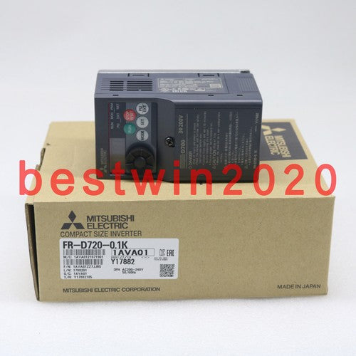 1PC  Mitsubishi in box Inverter FR-D720-0.1K One year warranty