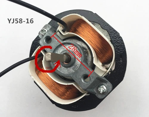 Ventilator Warmer Heater Fan AC Shaded Pole Motor CCW CW YJ58-12/16/20 220V 50Hz