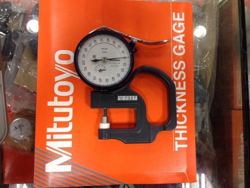 1 PCS   Mitutoyo 7327A Dial Thickness Gage 0-10*0.001mm old model 7327