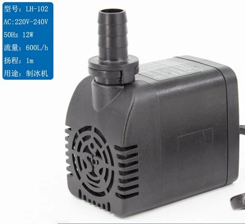 1Pcs   FOR   LH-102 AC220-240V 50HZ 12W 600L/h  Ice machine water pump
