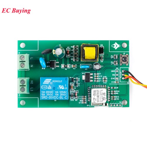 AC 220V 18B20 Digital Display Sensor Temperature Humidity Remote Control Module