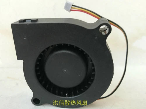 1X Mute Humidifier fan DC12V 0.10A 5CM 5015 3wire   EC5015L12EA-B