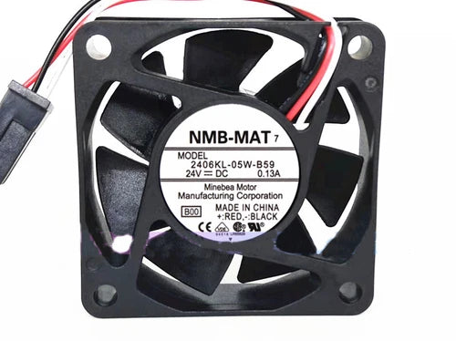 1PC Cooling fan 6015 24V For NMB 2406KL-05W-B59 Inverter CNC Machine  Fan