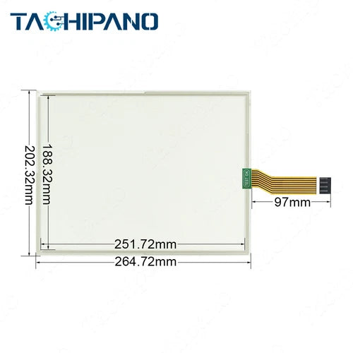 1X for TPI#1292-004 Rev A  #PN-140697 Touch Screen Glass Touch Panel