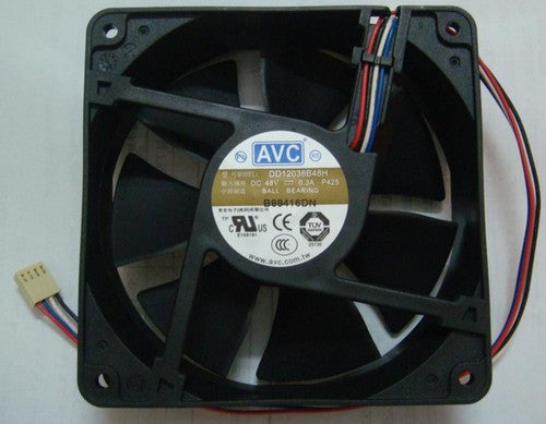 1 PCS AVC Fan DD12038B48H DC 48V 0.3A 12cm 12038 4 PIN Inverter cooling fan