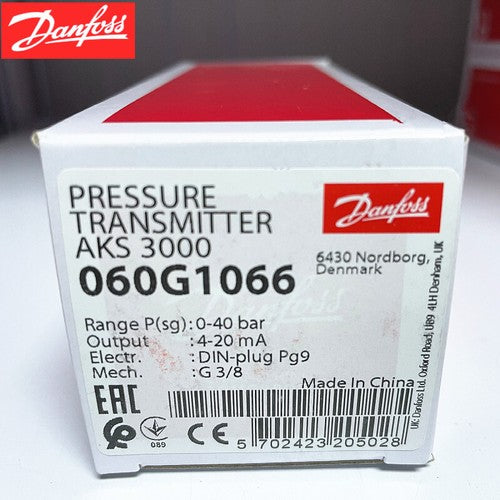 1pcs Danfoss AKS3000 060G1066 0-40bar Pressure Transmitter Sensor