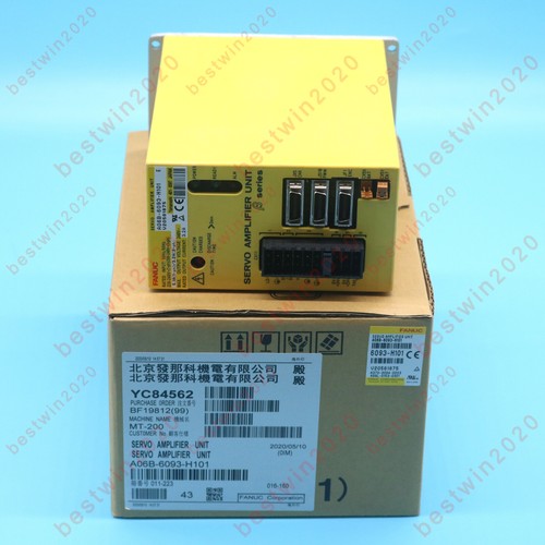 For Fanuc A06B-6093-H101  AC Servo driver Free Shipping