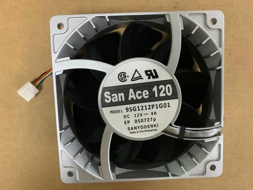 For Brushless DC San Ace 9SG1212P1G01 120mm 12V 4A Metal Fan