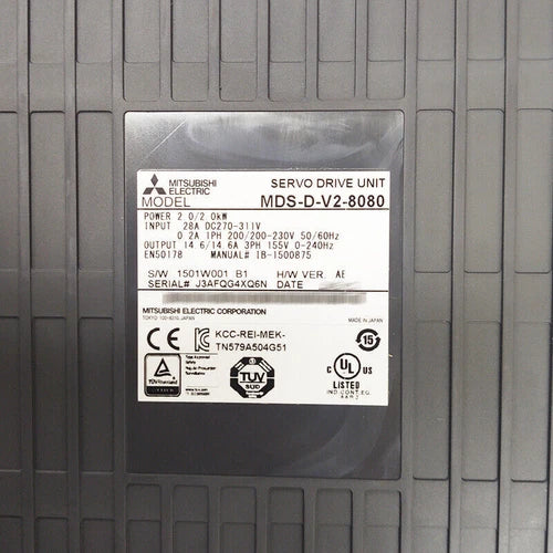 One  Mitsubishi MDS-D-V2-8080 Servo Drive MDSDV28080 ping