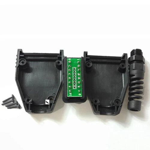 10PCS/lot  J1962 OBD2 connector OBD male with pcb board 16Pin OBD connector