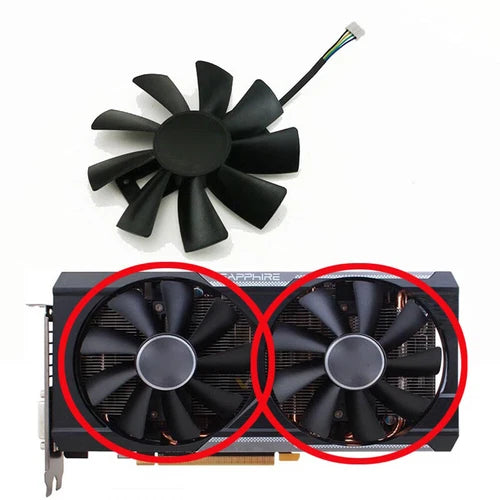 Graphics Cooling Fan For Sapphire Sapphire R9 380X R9 380 2G 4G 5D 100mm