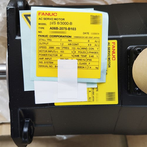For FANUC A06B-2075-B103  servo motor Free Shipping