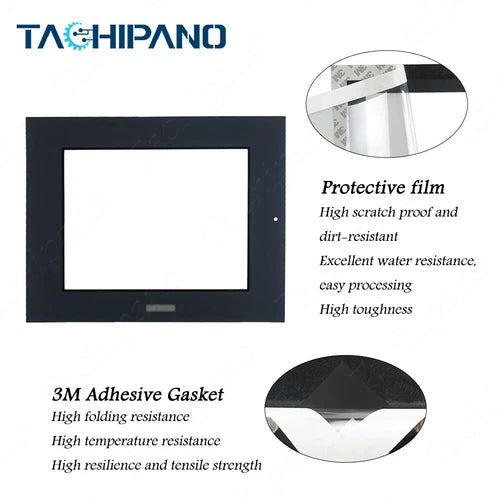 1SET  for  3180045-01 3180021-03 Glass Panel with Front Overlay Touch Screen