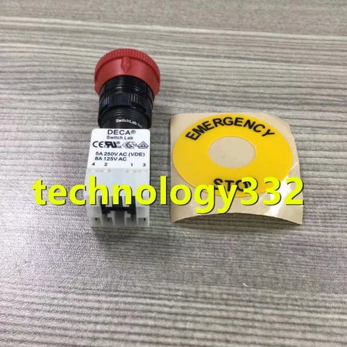 1PC   ADA16-F ADA16E6-R22-D10R R22-C10R  connected 16MM SCram switch