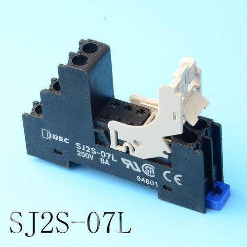 IDEC relay base SJ2S-07L RJ2S series 250V 8A with finger protection