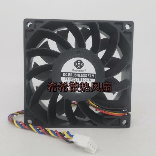 1 PCS Geatsink Fan TD9225B12UA DC12V 1A 9225 9cm 4-wire PWM cooling fan
