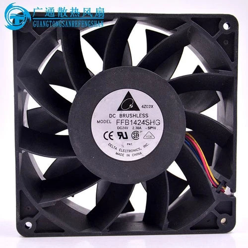 1PC double ball violent wind volume cooling fan FFB1424SHG 14050 24V 2.3A 14CM