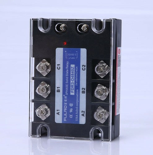 FULRD Three-phase Solid State Relay FDR3-D4840Z 40A DC-AC 24-480VAC 3-36VDC