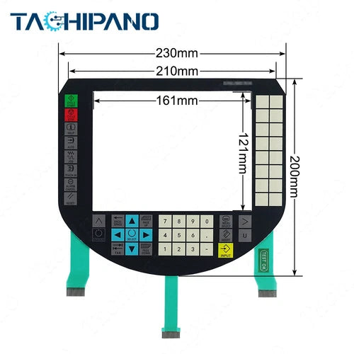 1PC  Membrane Switch Keypad for 6FC5 403-0AA20-1AA1 HT8 6FC5403-0AA20-1AA1