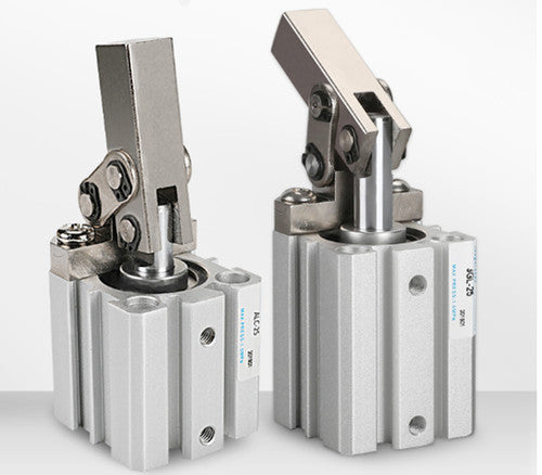 1pc JGL-25 Double acting clamp arm lever pneumatic cylinder With magnetic