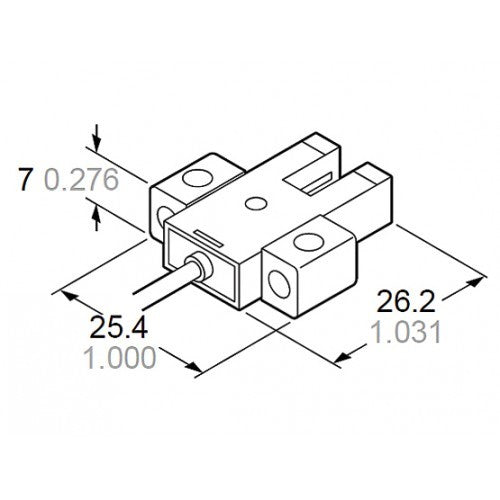 1 pcs SUNX PM-K44P Micro Size Photoelectric U-shaped Slot Sensor Kd