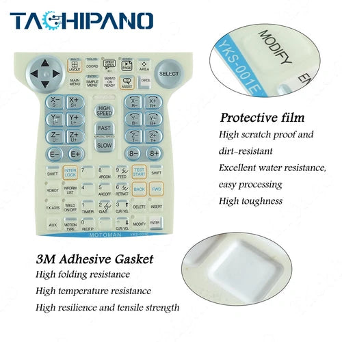 1PC Membrane Film for Electric Corporation YKS-OO1E Keypad Overlay YKS-001E