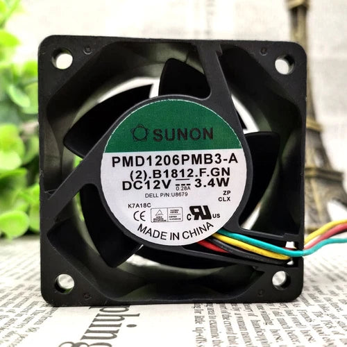 1pc   12V 4-wire Cooling Fan  PMD1206PMB3-A 3.4W 0.26A 6038 6CM