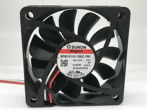 1 pcs SUNON Fan MF60151V3-1000C-F99 DC12V 0.62W 60*15MM cooling fan 3 wire