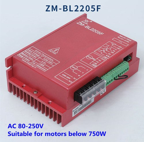 DC Brushless Motor Controller Driver ZM-BL2205F AC80V-220V 5A 750W