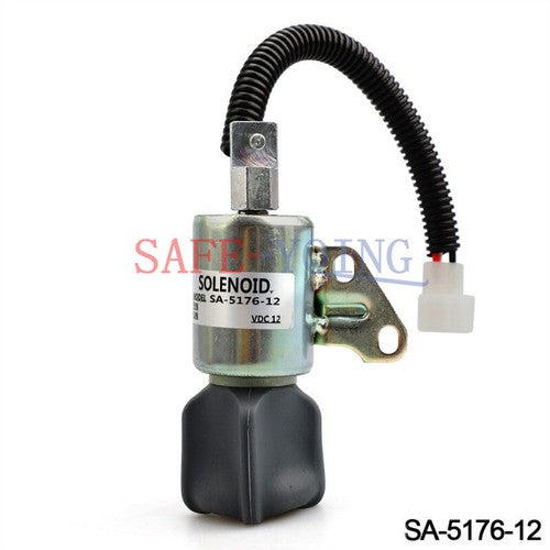 Stop Solenoid SA-5176-12 SA-5176 1756ES-12SUC5B1S5 12V For Kubota