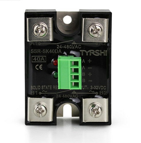 SSR-SK40DA dual-channel dual-control DC-AC single-phase solid-state relay