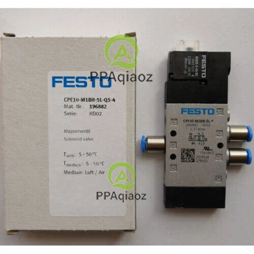 1PC  FESTO CPE10-M1BH-5L-QS-4 196882 Solenoid Valve Free Shipping