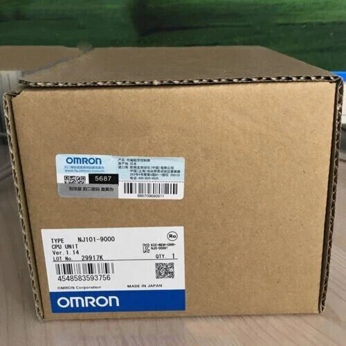 NJ101-9000 1PCS  OMRON PLC MODULE NJ101-9000