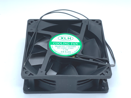 1 PCS XLH Fan model EC-12038BH EC 110-230V 12038 12CM 2 Wire cooling fan
