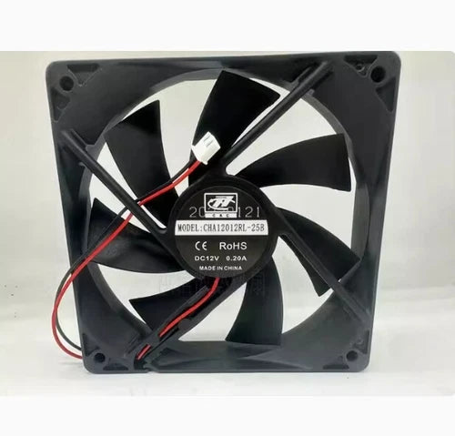 1PC chassis power supply 12CM silent fan CHA12012RL-25B DC12V 0.20A 120 * 25MM