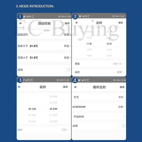 AC 220V 18B20 Digital Display Sensor Temperature Humidity Remote Control Module