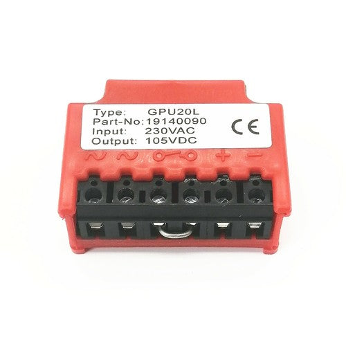 TORQ GPU20L - 19140090 six-terminal motor brake rectifier