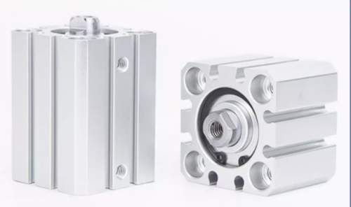 Pneumatic CQSB 12-5 Double Acting Compact Air Cylinder SMC Type