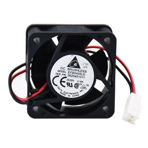 1PC  for Switch Server Two Ball Bearing 4cm 5V 0.16A 2Pin Cooling fan EFB0405LD