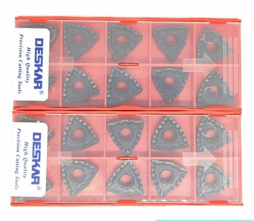 10Pieces/Box WNMG080404-CQ LF9118 DESKAR CNC Carbide Blade Turning Inserts