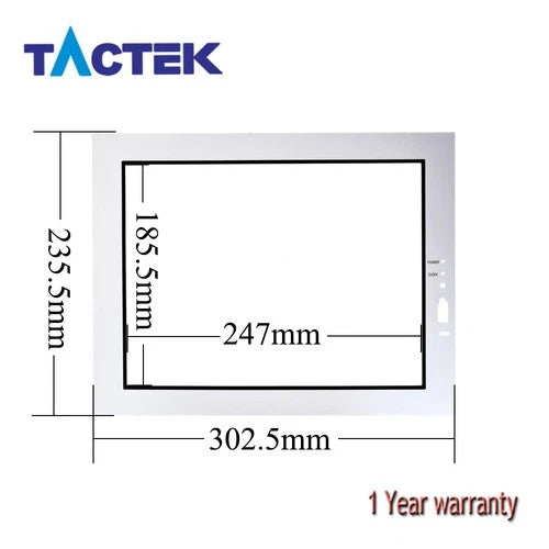 1SET for  PS3650A-T41 PS3650A-T41-24V Panel Glass Digitizer+Film Touch Screen