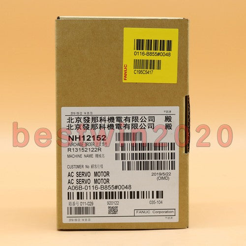For FANUC A06B-0116-B855#0048  AC servo motor Free Shipping