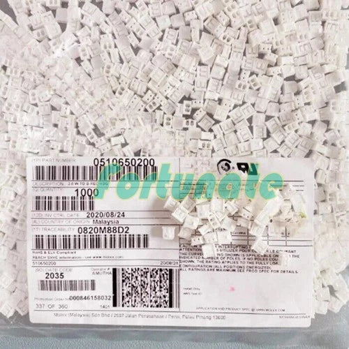 1000pcs/pack  FIT For Connector 510650200 51065-0200 Plastic shell 2.0MM
