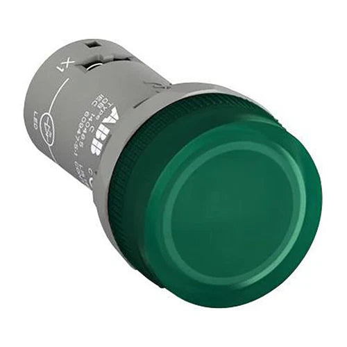 1PC Compact LED Pilot Light Green Illuminated 110-130V AC CL2-513G