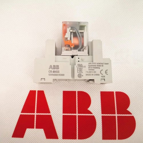 ABB Miniature Intermediate Relay CR-M230AC4L 230VAC Electromagnetic Base CR-M4SS