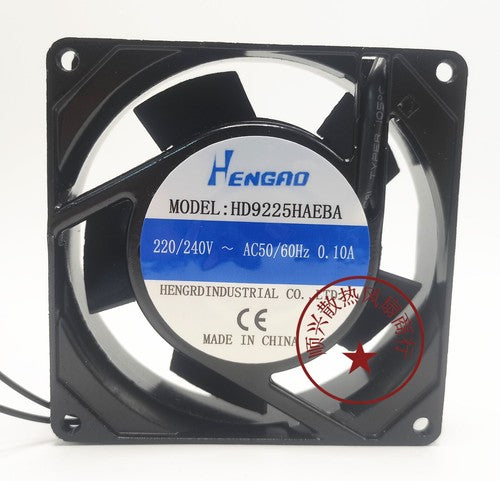 1 PCS HENGRD Fan HD9225HAEBA AC220V 9225 9CM cabinet cooling fan Aluminum frame
